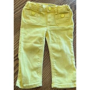 Baby Gap Yellow Denim Jeans